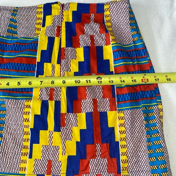 Osei Duro Geo Print Skirt Top Set Size S Anthropologie Designer Art To Wear - Picture 3 of 12